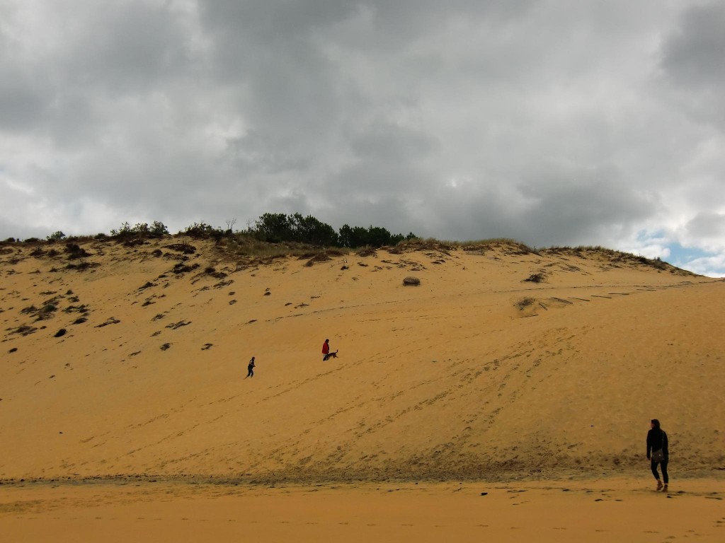 Cap Ferret Urlaub - Dune du Pilat der Aufstieg ist schwierig