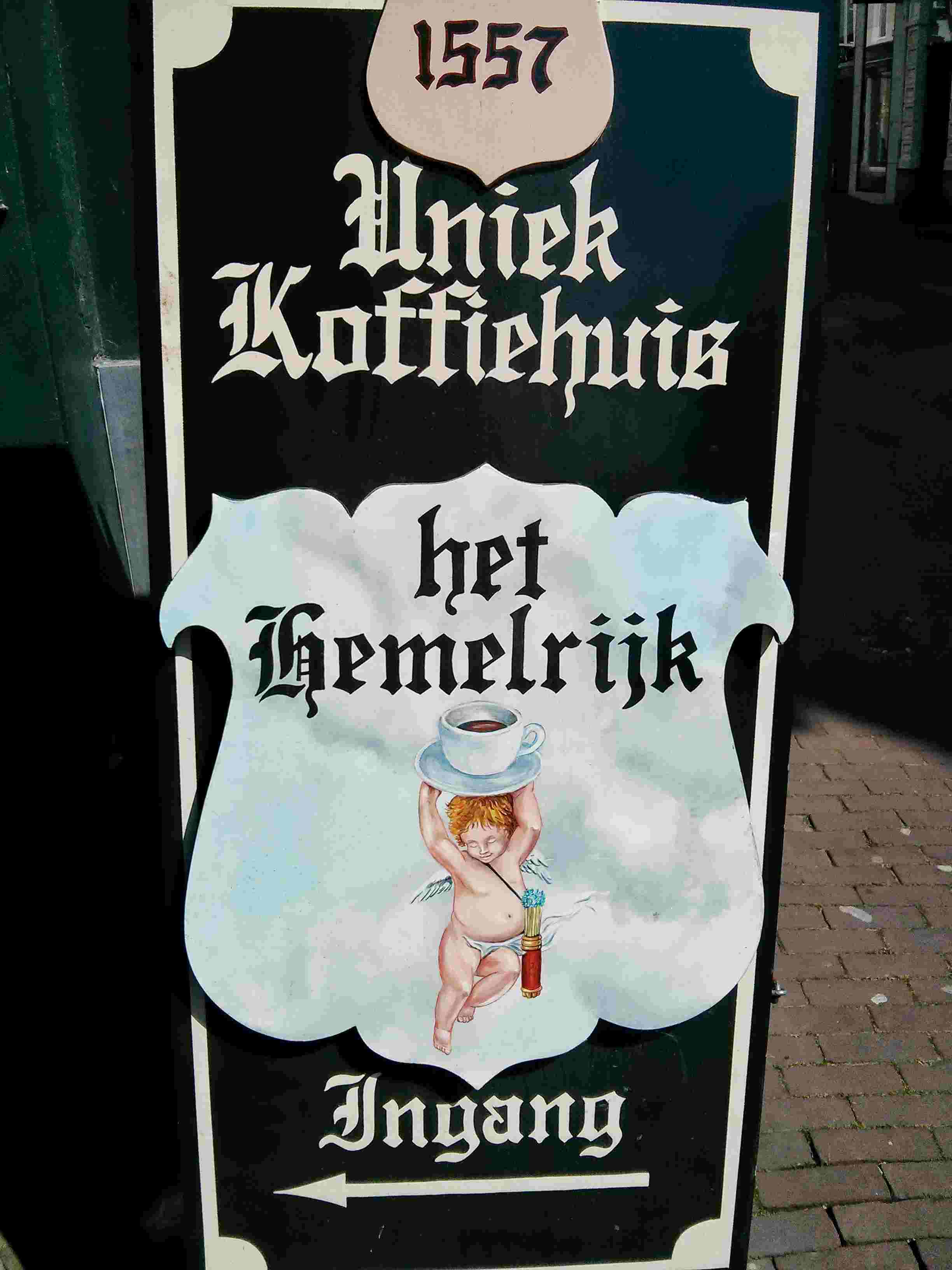 Het Hemelrijk in Arnheim Eingangschild