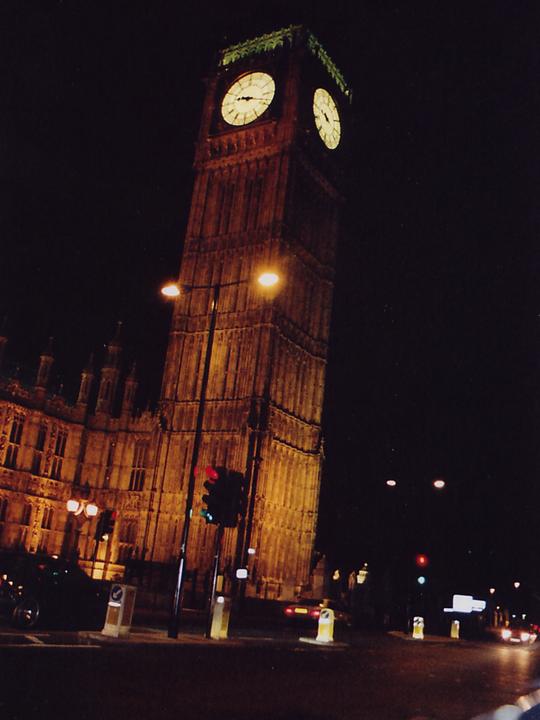 London Städtereise -Big Ben bei Nacht