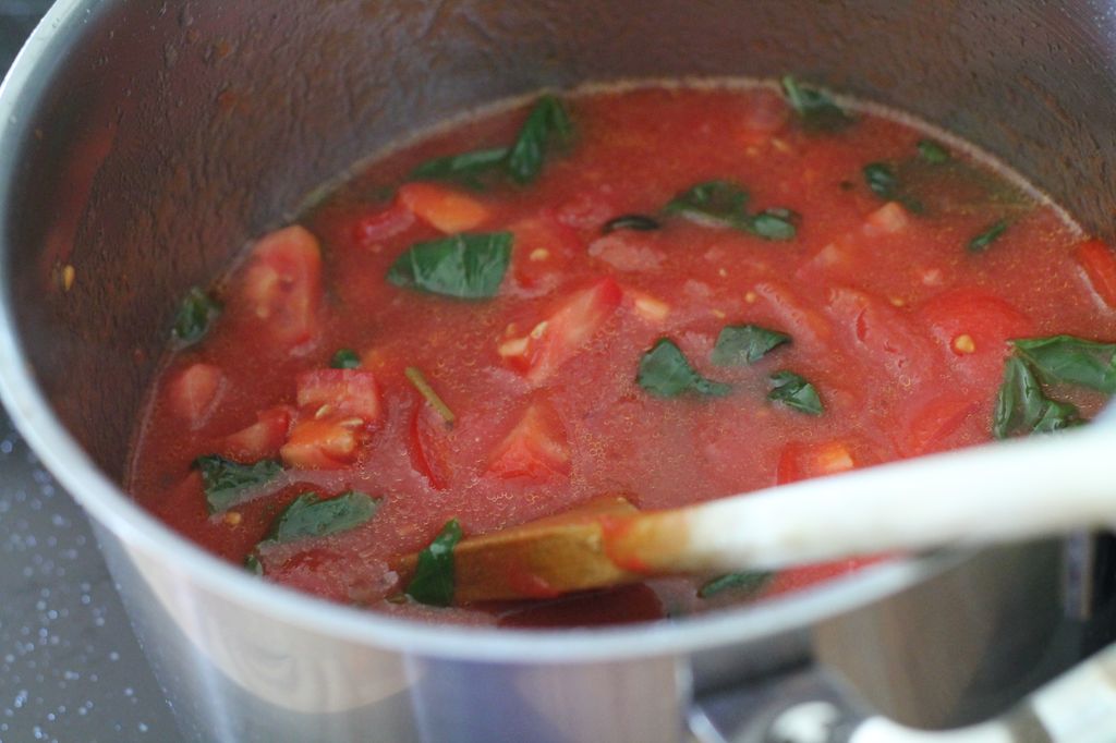 italienische Tomatensuppe - Zubereitung