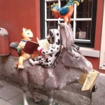 Bremen - Bremer Stadtmusikanten bunt
